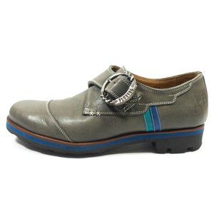 John Fluevog Angel Benedict Leather Single Monkstrap Shoes - Women's 9 / Men's 7